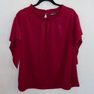 Plus - Short Sleeve Blouse - 3X / 18